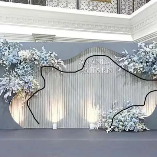 

#@Unique Wedding Backdrop Design Events Stage Made by Occasions Furniture