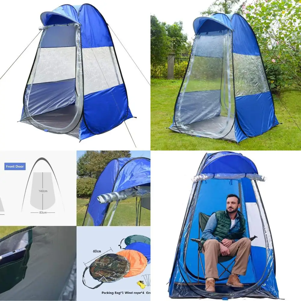 

Portable Lightweight 1-Person Weather-Resistant Instant Pop-Up Shelter for Outdoor Sports and Fishing