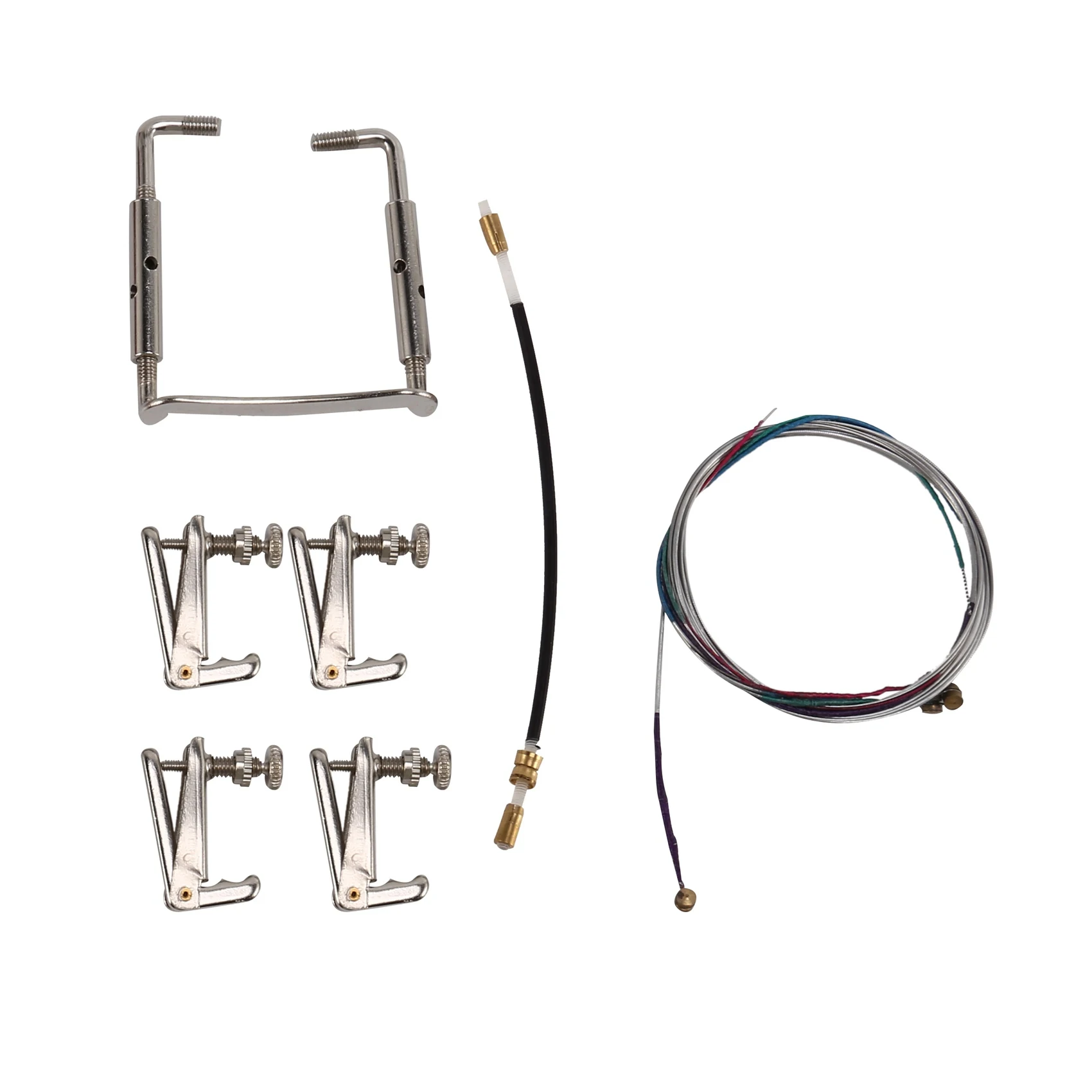 

A74K-2X 4/4 детали для скрипки, аксессуары, подставка для подбородка, хвостовик, тонкий тюнер, настрочный колышек, комплект наконечников для хвостовой двери