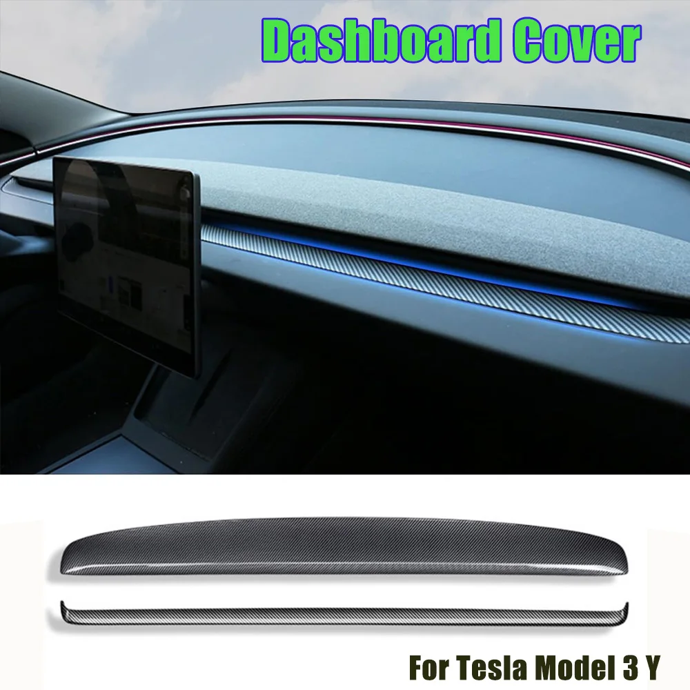 

Декоративная накладка на центральную консоль автомобиля, панель приборов, сильный клей, для Tesla Model 3 Y 2025 (версия Facelift)
