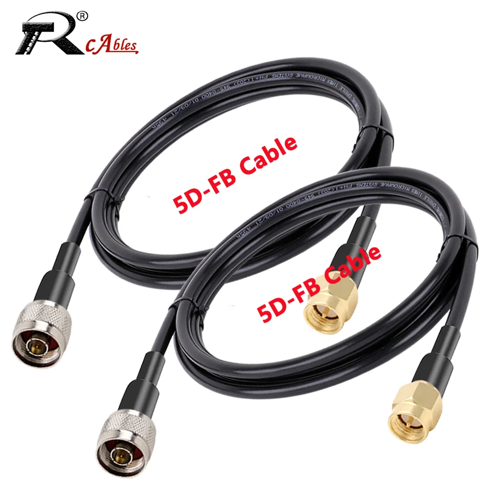 N Male/Female Plug SMA to N Connector SMA Connector 5D-FB Coaxial Cable Coax Cable for CDMA GSM 3G 4G LTE WiFi Antenna RF RP-SMA