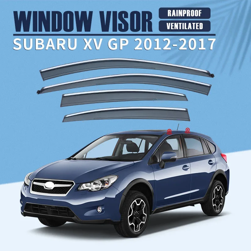 For Subaru XV  Crosstrek GP Window visor Weather Shield Side Window Deflector Car windshield weather shield Car accessories