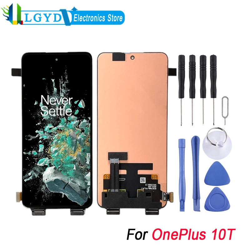 

Fluid AMOLED LCD Screen For OnePlus 10T CPH2415 CPH2413 CPH2417 Touch Screen Display with Digitizer Full Assembly