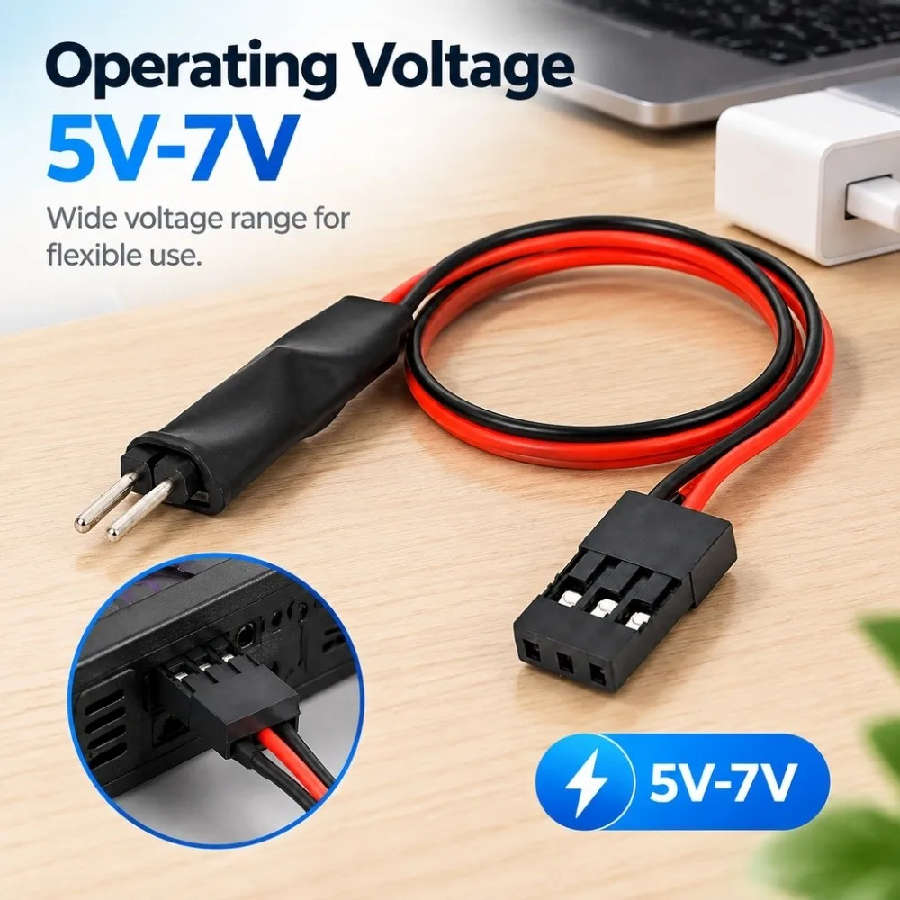with 175mm Wire RC LED Light Controller Switch 5V-7V Three Lighting Modes Three Modes Light Controller Switch