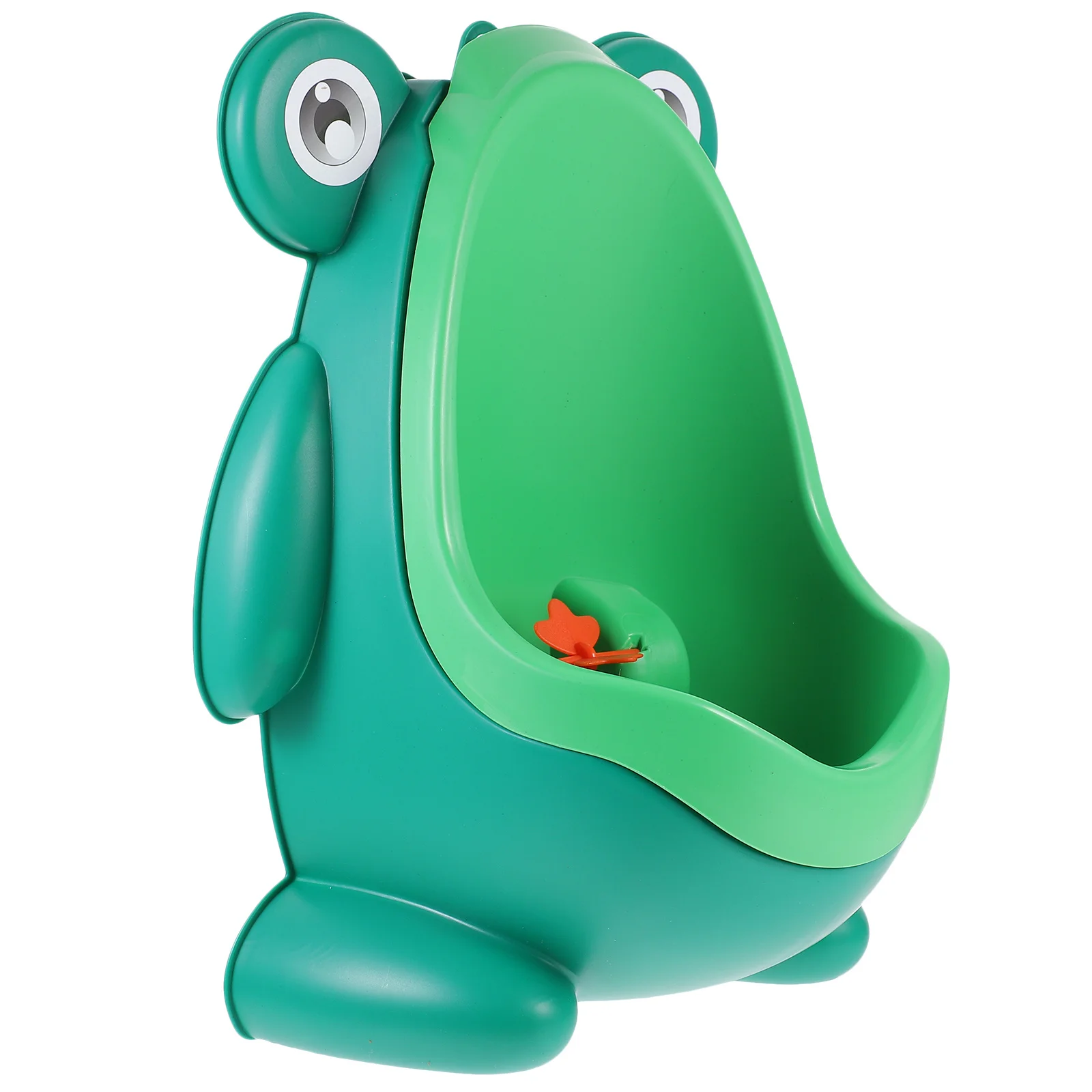 1Pcs Cartoon Frog Urinal Potty Premium PP Material Durable Practical Easy Install Mounted Space Saving Fun Windmill