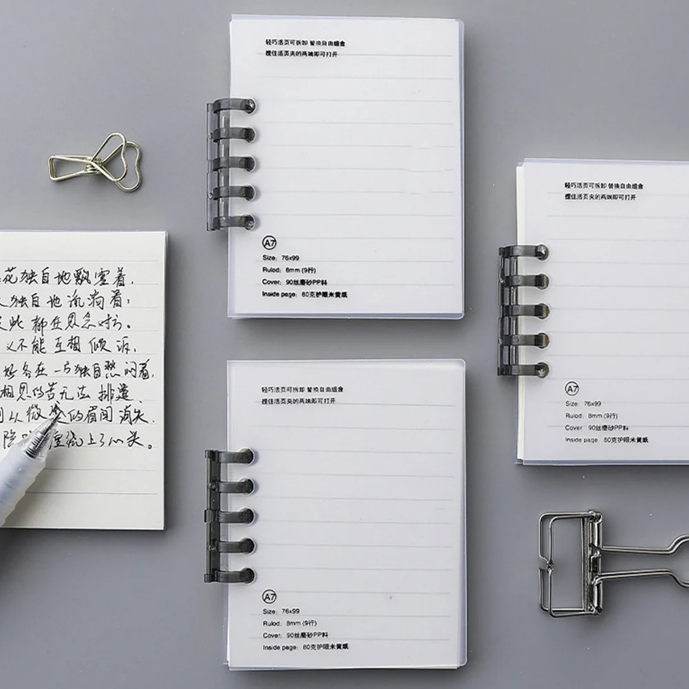 

3Pcs Portable Pocket Notebooks English Word Notepads Mini Spiral Notebooks Memory Notepads School Office Supplies