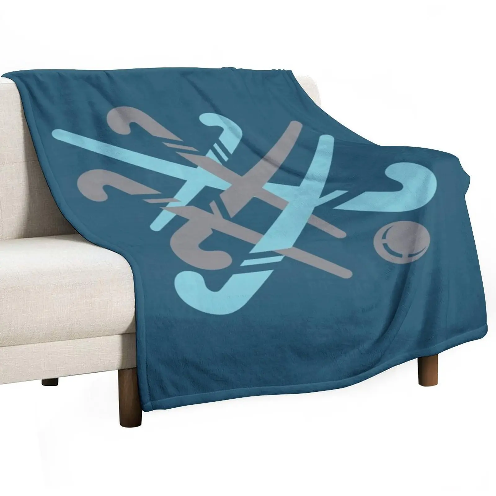 

Hockey stick Throw Blanket Lightweight Warm Blanket for Travel Camping