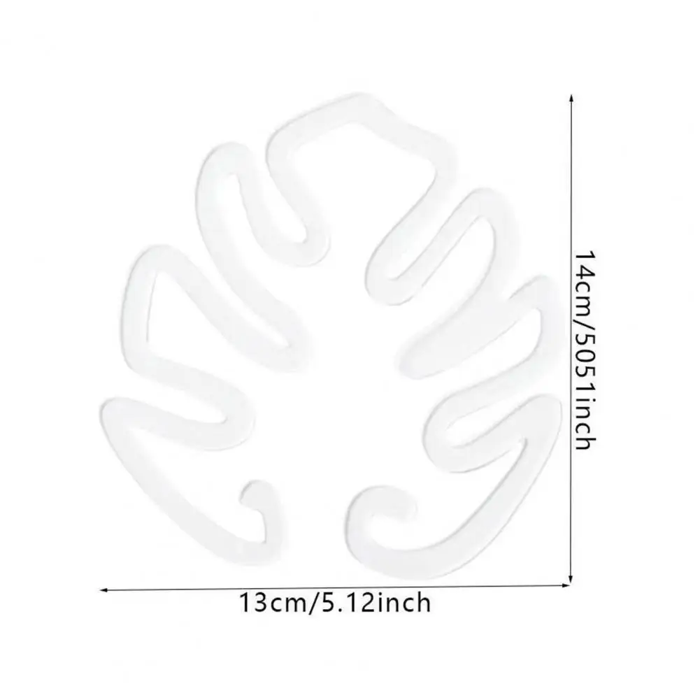 Monstera Leaf Decor for Plants Monstera Leaf Plant Support Clamp Set Vertical Stem Holder for Indoor Outdoor Plants for Flower