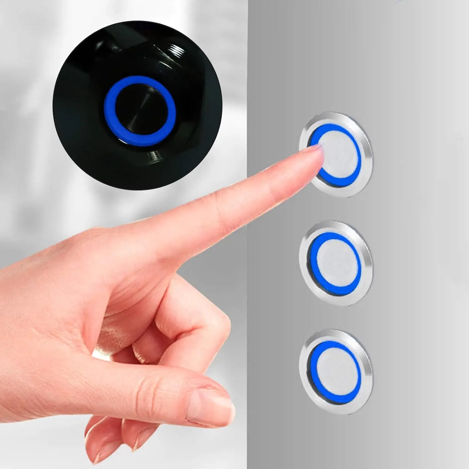 

4 шт. 12/16/19 мм 3A 12 В/24 В постоянного тока водонепроницаемый кнопочный переключатель с фиксацией никелированной меди кнопочный переключатель включения-выключения