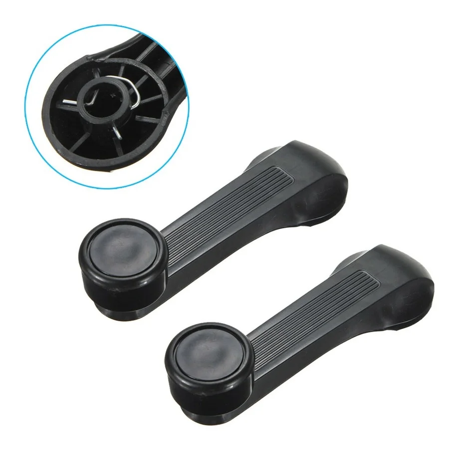 2x Auto Car Window Winder Crank Door Handle for Honda Civic 1984-2000 Door Window Handle Lift Interior Car Accessories