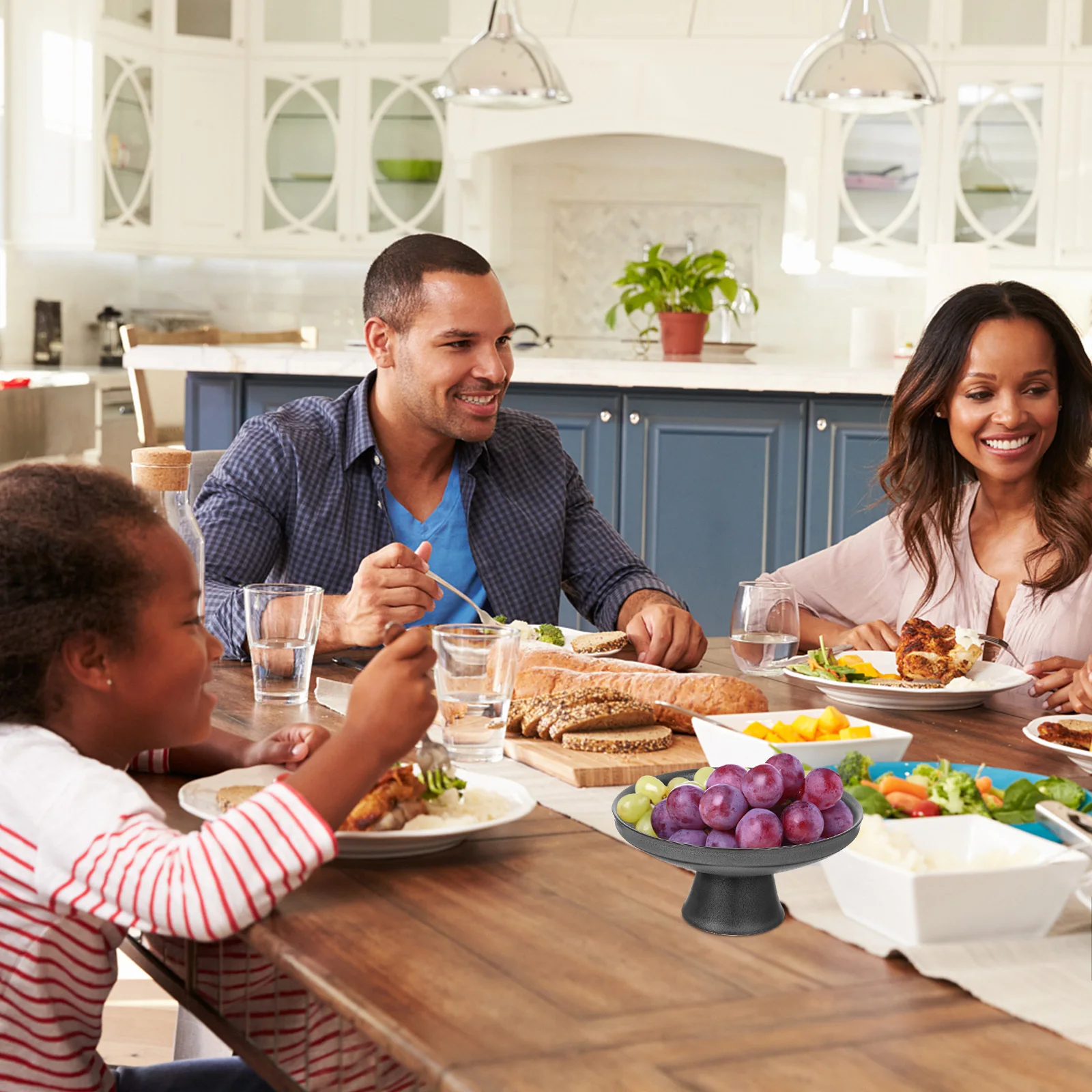 

Ceramic Footed Fruit Plate Elegant High Tray Dessert Serving Plate Modern Decorative Fruit Dish Food Stand for Party