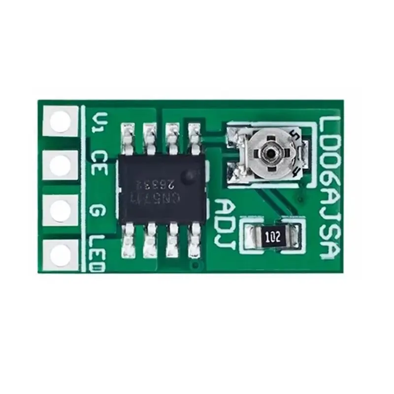 A42Z-1PCS DC 3.3V 3.7V 5V LED Driver 30-1500MA Constant Current Adjustable Module PWM Control Board For USB LED Flashlight