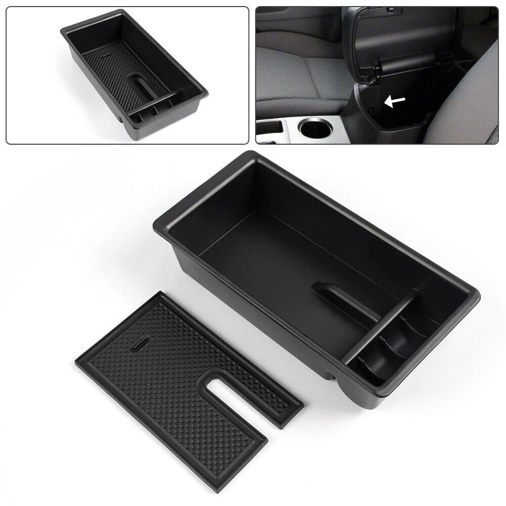 For Toyota Tacoma 2005 - 2015 Center Console Organizer Armrest Tray Storage Box-T61C