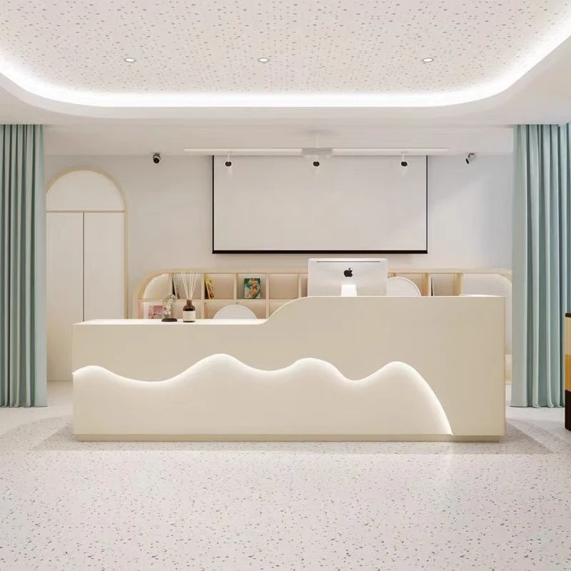 

Vevor Business Reception Desks Office Furniture Store Pulpit Reception Desk Front Desk Artificial Board Furniture Receptie MHJDT