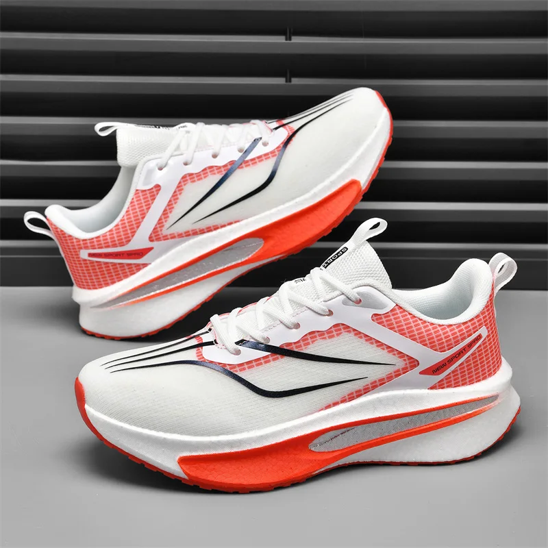 Profession Running Shoes Casual Carbon Board Marathon Men Sports Race Lightweight Womens Comfortable Athletic Antiskid Sneakers