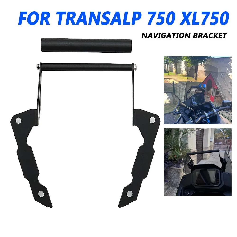 Applicable for Honda motorcycle modification accessories:XL750 Transalp GPS navigation bracket and mobile phone mounting bracket