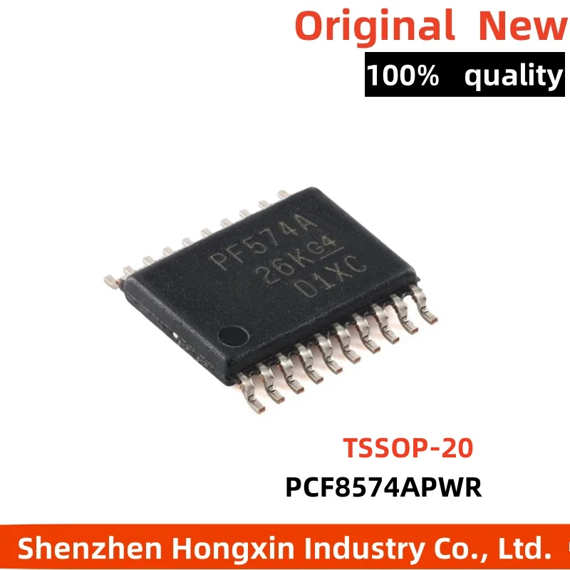 

5-10 pieces of PCF8574APWR screen printed PF574A TSSOP-20 8-bit I/O extender chips