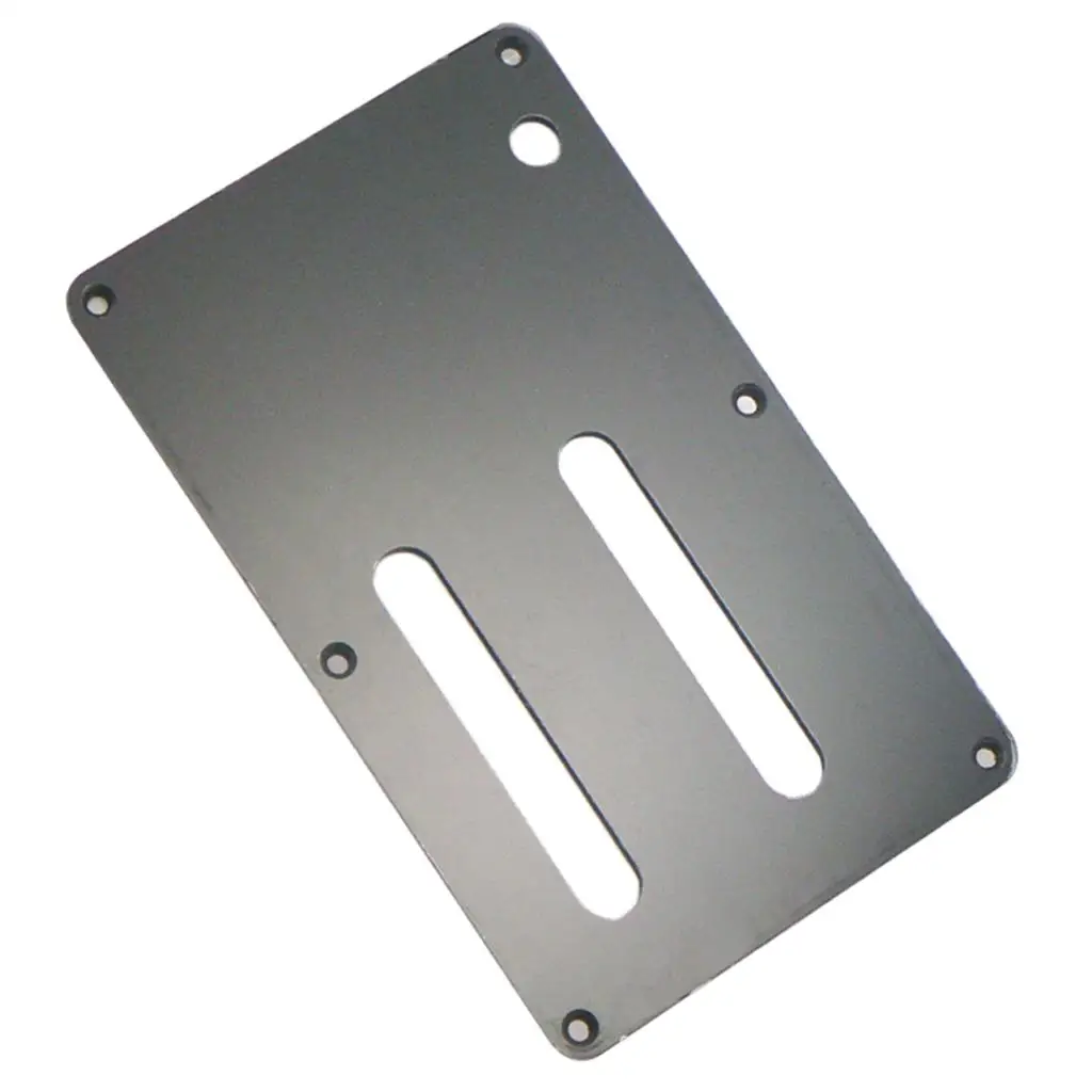 Durable Plastic Guitar Backplate Tremolo Cavity Cover Black Rear Protector Electric Guitar Parts for Repair and Rebuild