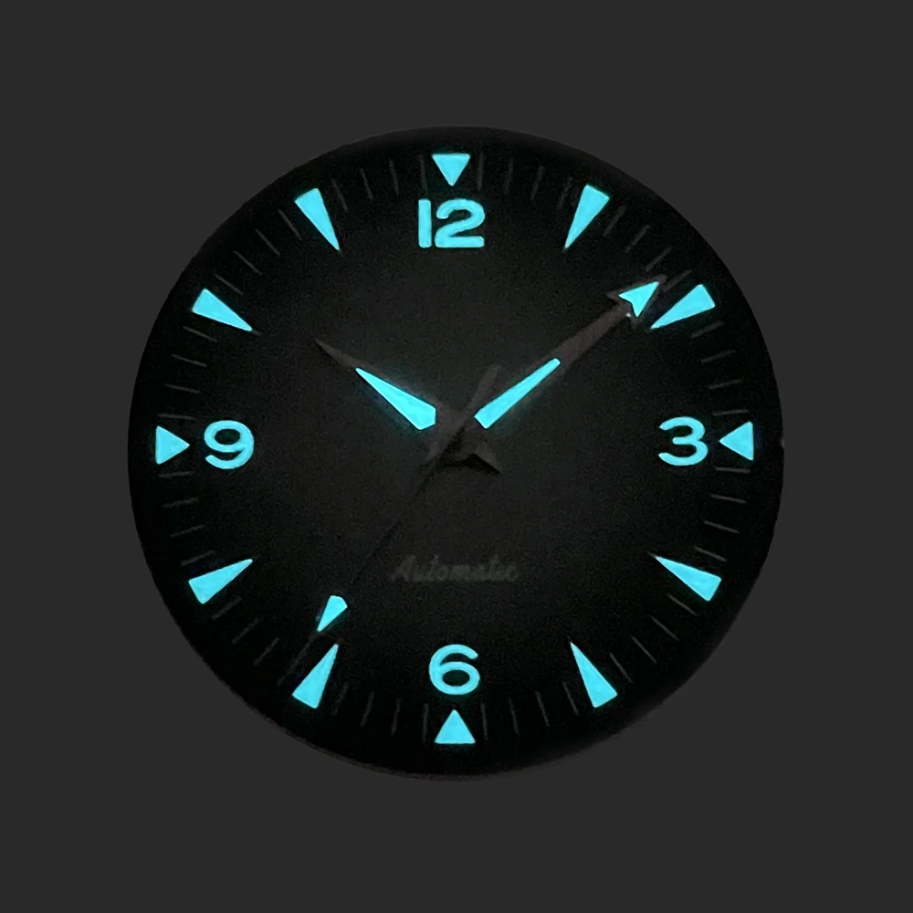 31 مللي متر قرص ساعة معقمة + أجزاء يدوية لـ NH38A NH35A Rail Master Homage BGW9 Lume متدرجة اللون