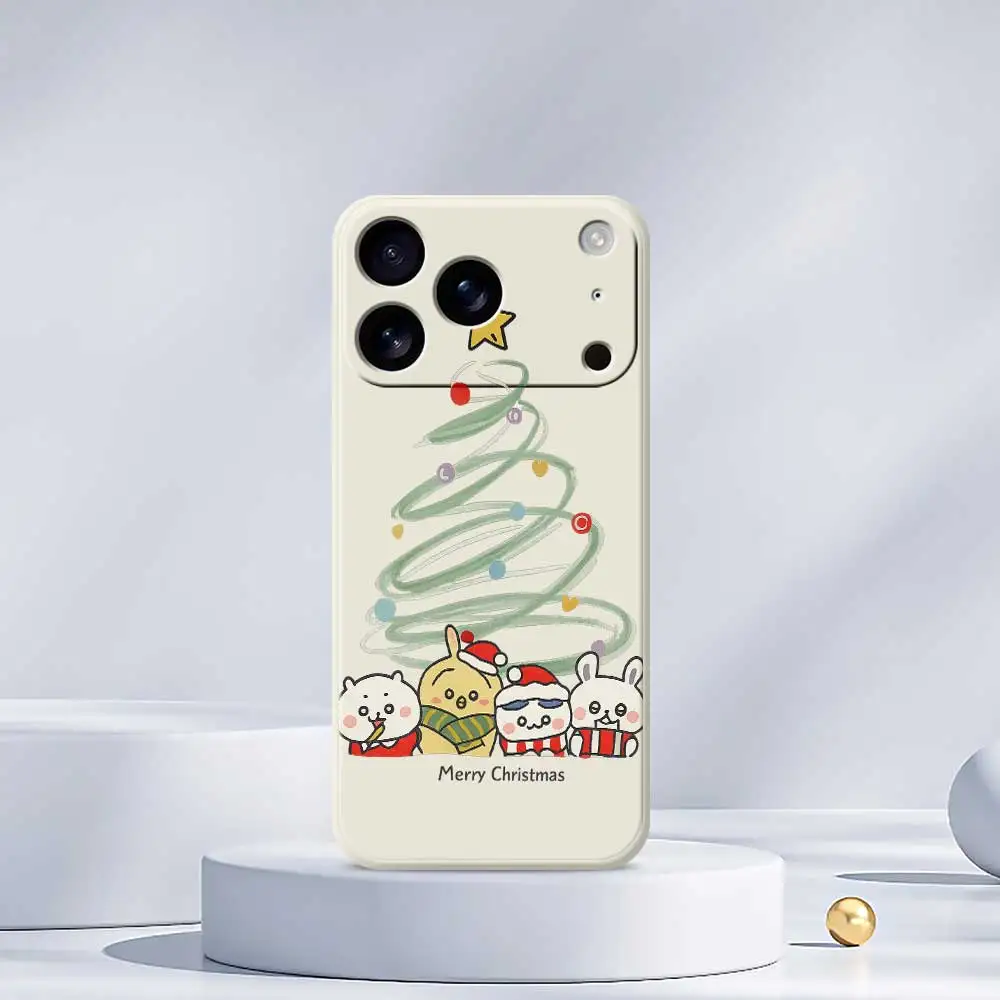 Simpatiche custodie per animali domestici di Natale per iPhone 17 Pro Max 17 Air 16 15 14 Plus 13 12 11 Pro Max XS Max XR 7 8 Plus 16E Cover in silicone