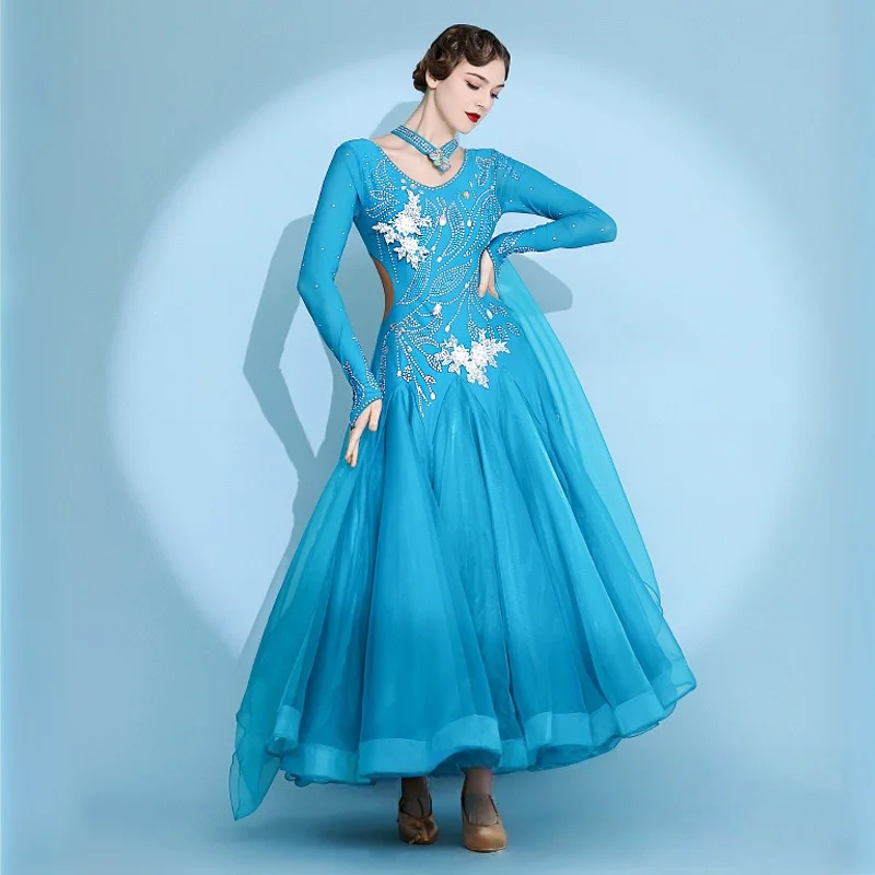 ODBD1329 حار بيع عالية الجودة أداء ارتداء النساء قاعة المنافسة اللباس