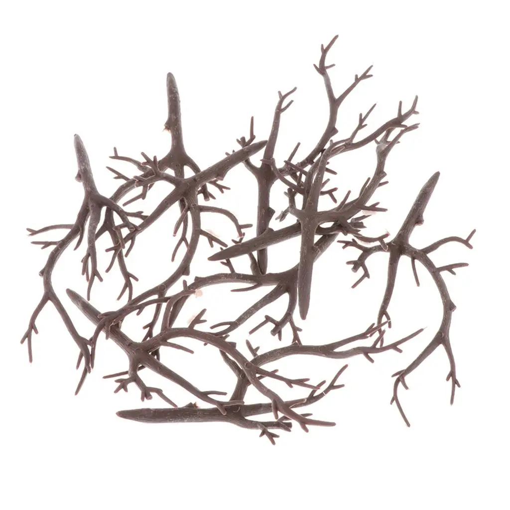 DIY Antlers Decors Plastic Charms Pendants Vintage Headpiece Accessories for Home Decorations Crafts