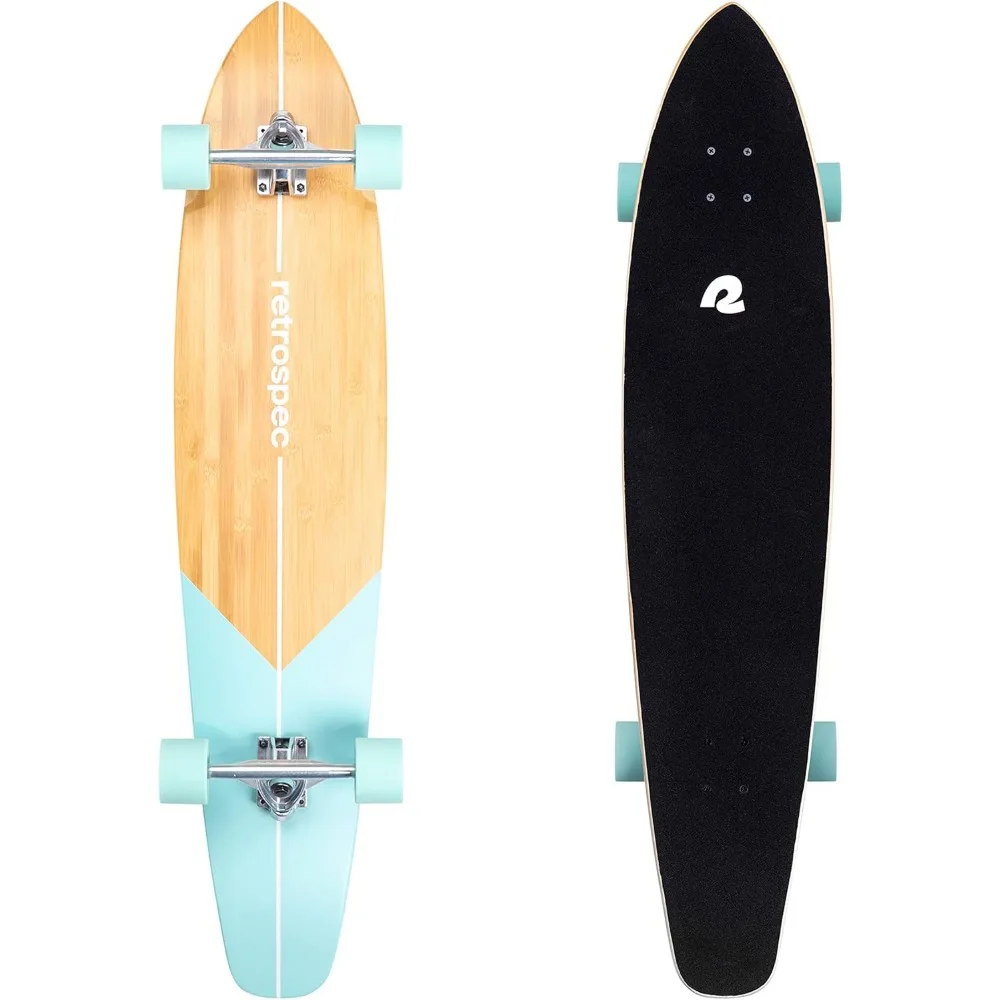 

Комплект скейтборда Zed Cruiser & Pintail Longboard — крейсер из бамбукового и канадского клена с обратными тележзорами Kingpin для поездок на работу