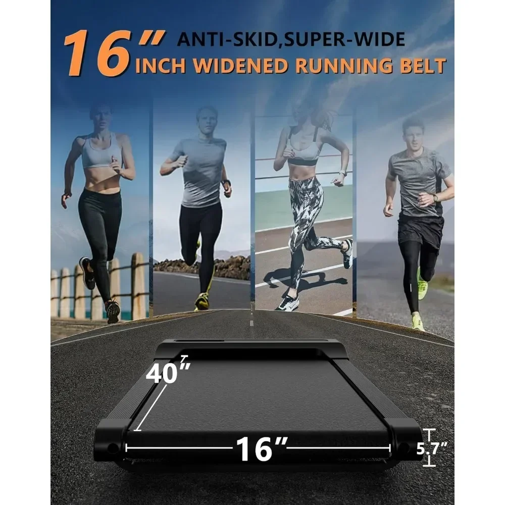 Walking Pad Treadmill Under Desk, Portable Compact Desk Treadmill,2.5HP Walking Jogging Running Machine with Remote Control.