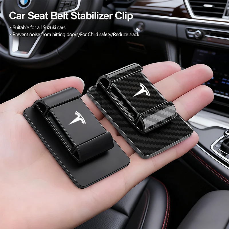 Estabilizador de cinturón de seguridad para coche, accesorios interiores para Tesla modelo 3, Highland 2023, Modelo S, modelo X, modelo Y, y-eur