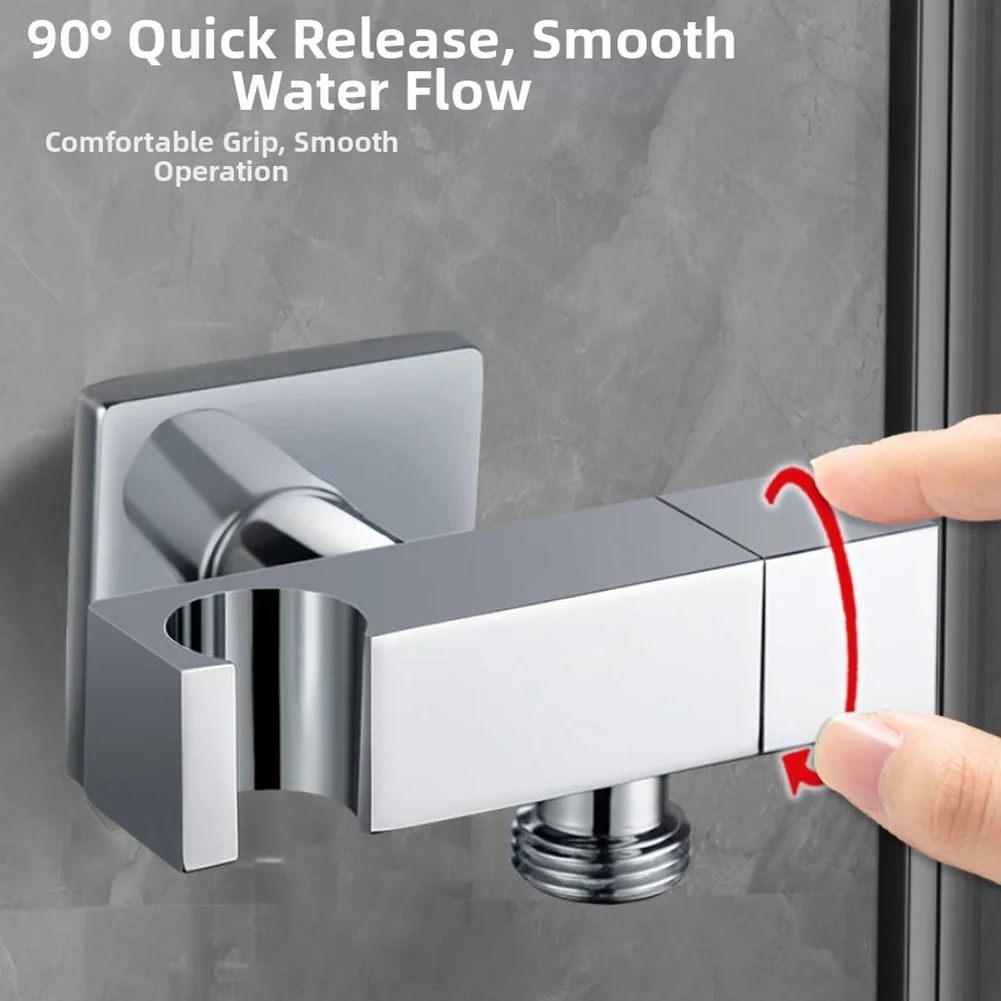 For Shower Holder with Direct Flow Control Valve for G1/2 For Shower Heads Supporting Stable Mounting and Operational Control