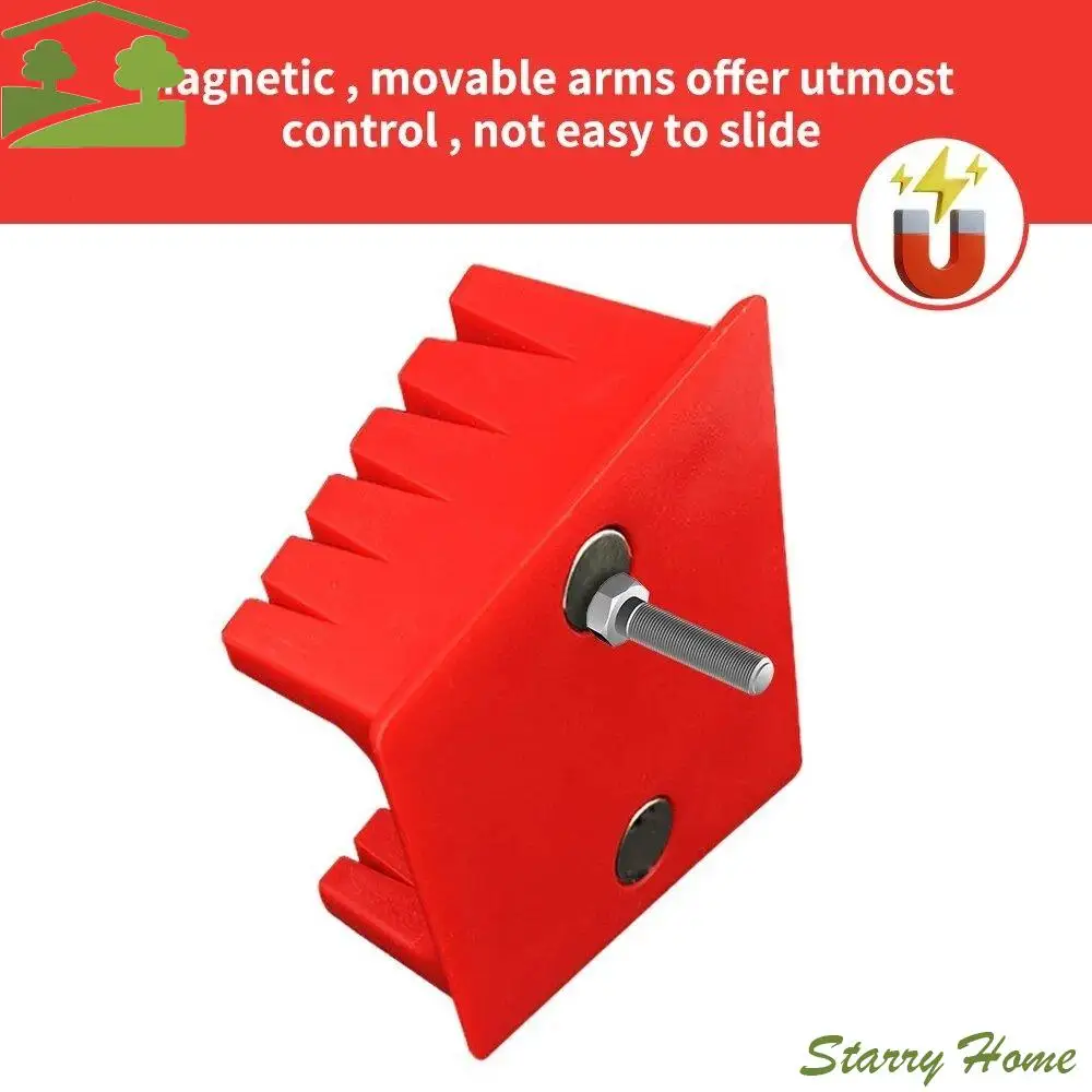 

3D Printer Parts Welding Wire Fixture ABS Red Magnetic Welding Bench Motherboard Soldering Large Suction Magnet Bracket