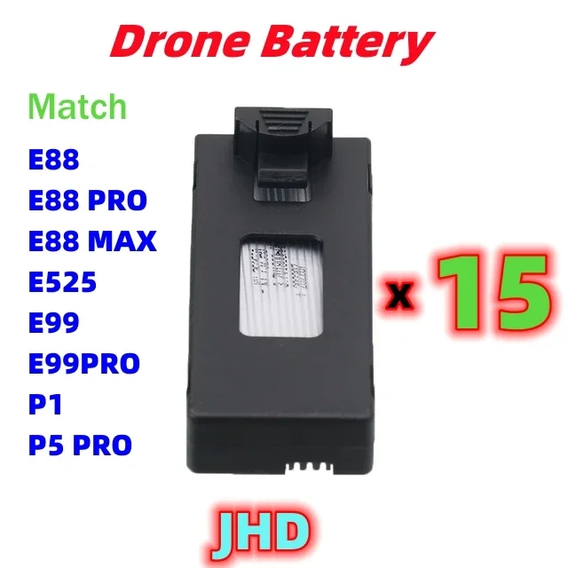 JHD Drone Battery E88 Pro Mini  Drone Battery E88 Pro Drone Parts Battery Wholesale