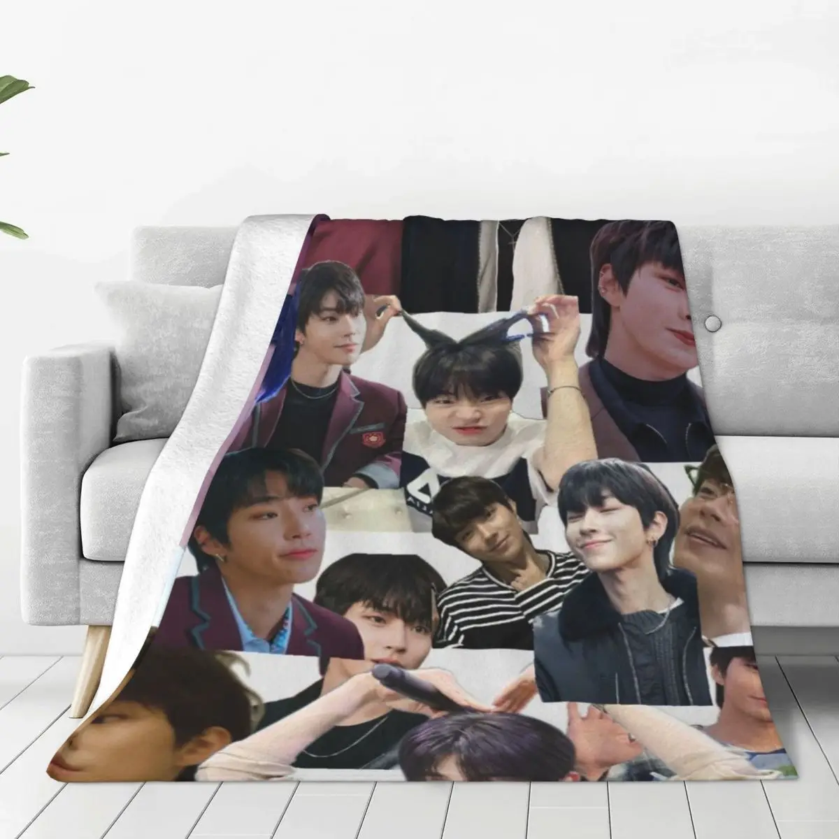 Hwang In Yeop blankets Warm Flange blankets Soft and comfortable blanket picnic blanket birthday gift