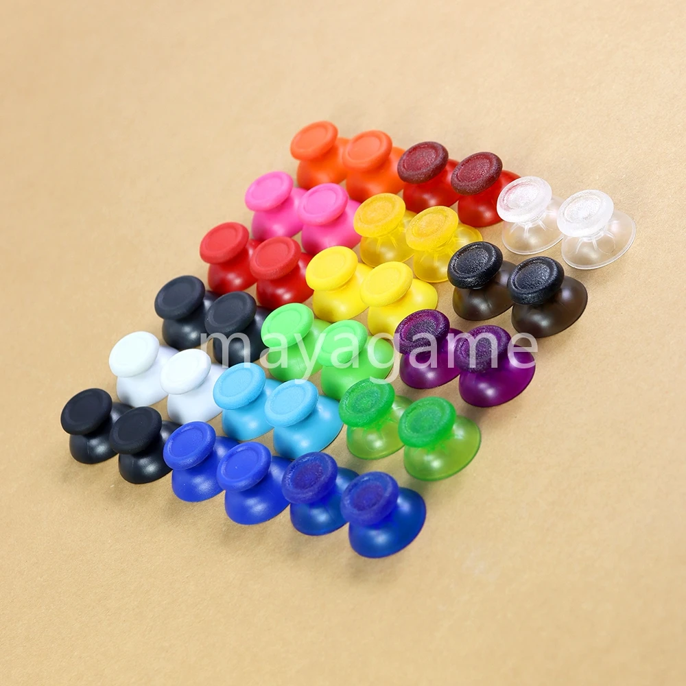 PS4プレイステーション4用3Dアナログジョイスティック,透明サムスティックカバー,ワイヤレスリモコン,10個ピース/ロット