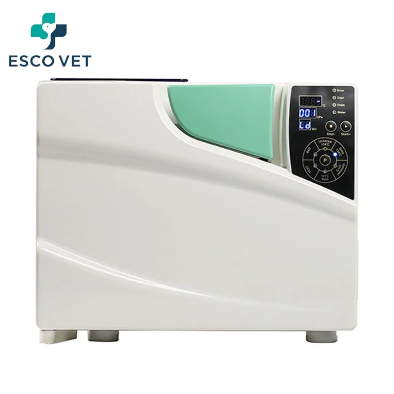 EscoVet Wholesale 8L Hot Selling High Pressure Steam LED Dental Autoclave Sterilizer Equipment For Vet