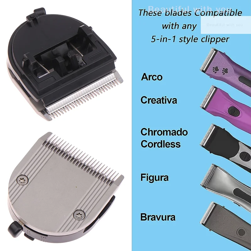 

Сменные лезвия 5 в 1, машинка для стрижки Bravura, Chromado, Creativa, Figura, Motion, машинка для стрижки собак