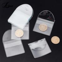 20Pcs Single Pocket Coin Sleeves Collector Individual Transparent Coin Sleeve Plastic Sleeves Holder Small Coin Plastic Holder