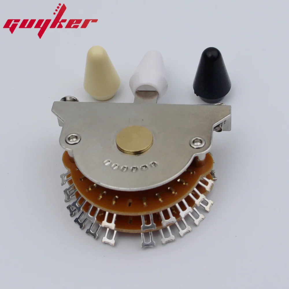 Oak 5 Way Super Lever Guitar Switch For ST Double Pole