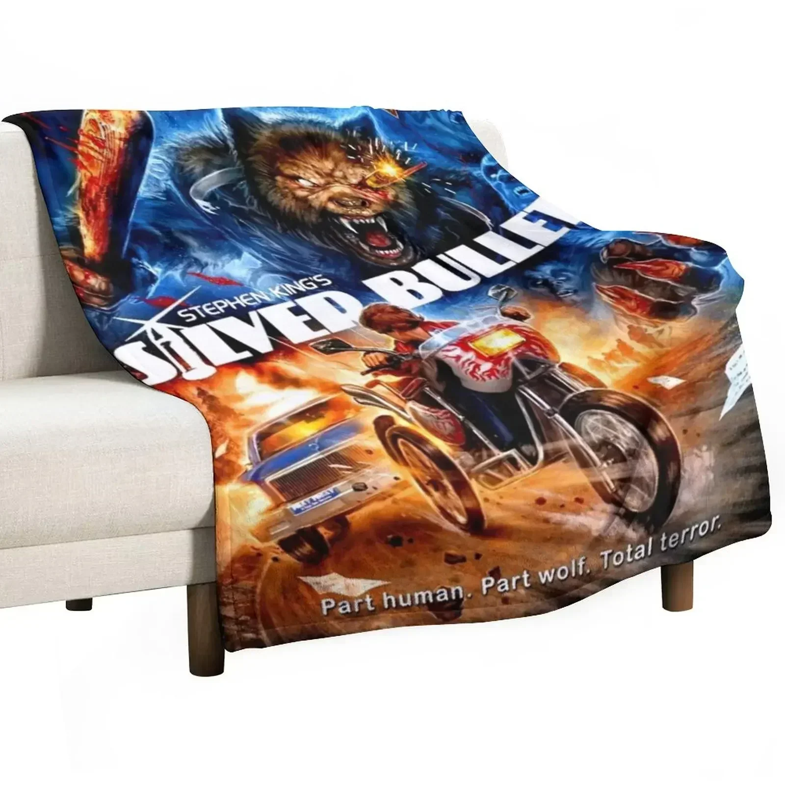 Silver Bullet Throw Blanket Decoratives christmas gifts Soft Big Designers Blankets