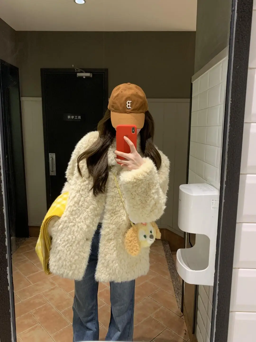 

Lamb Wool Jacket Korean Dongdaemun High Quality Clothing Woman Evening Party Beading Elastic Turtleneck Color Blocked Silver Ins