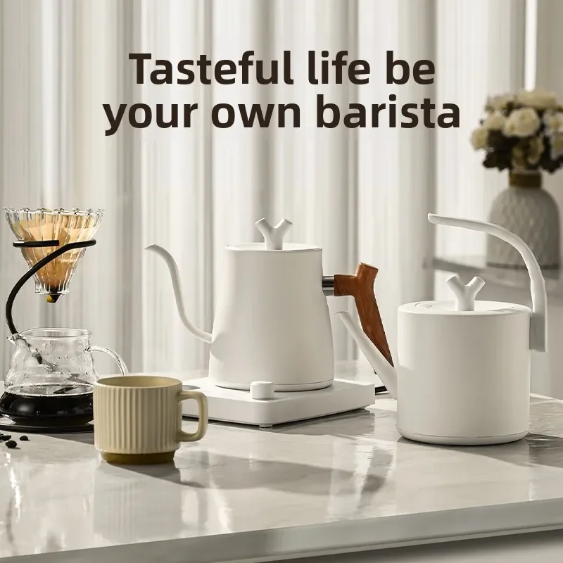 1000 واط غلاية كهربائية المنزلية 304 إبريق قهوة من الفولاذ المقاوم للصدأ تنظيم درجة الحرارة الذكي شاشة LED آمنة مضادة للحرق