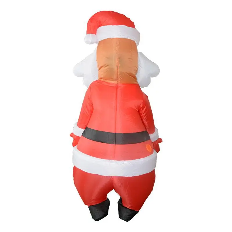 Christmas Naughty Santa Claus Exotic Cosplay Inflatable Party Costumes Adult Inflatable Clothing Funny Props Inflated Garment