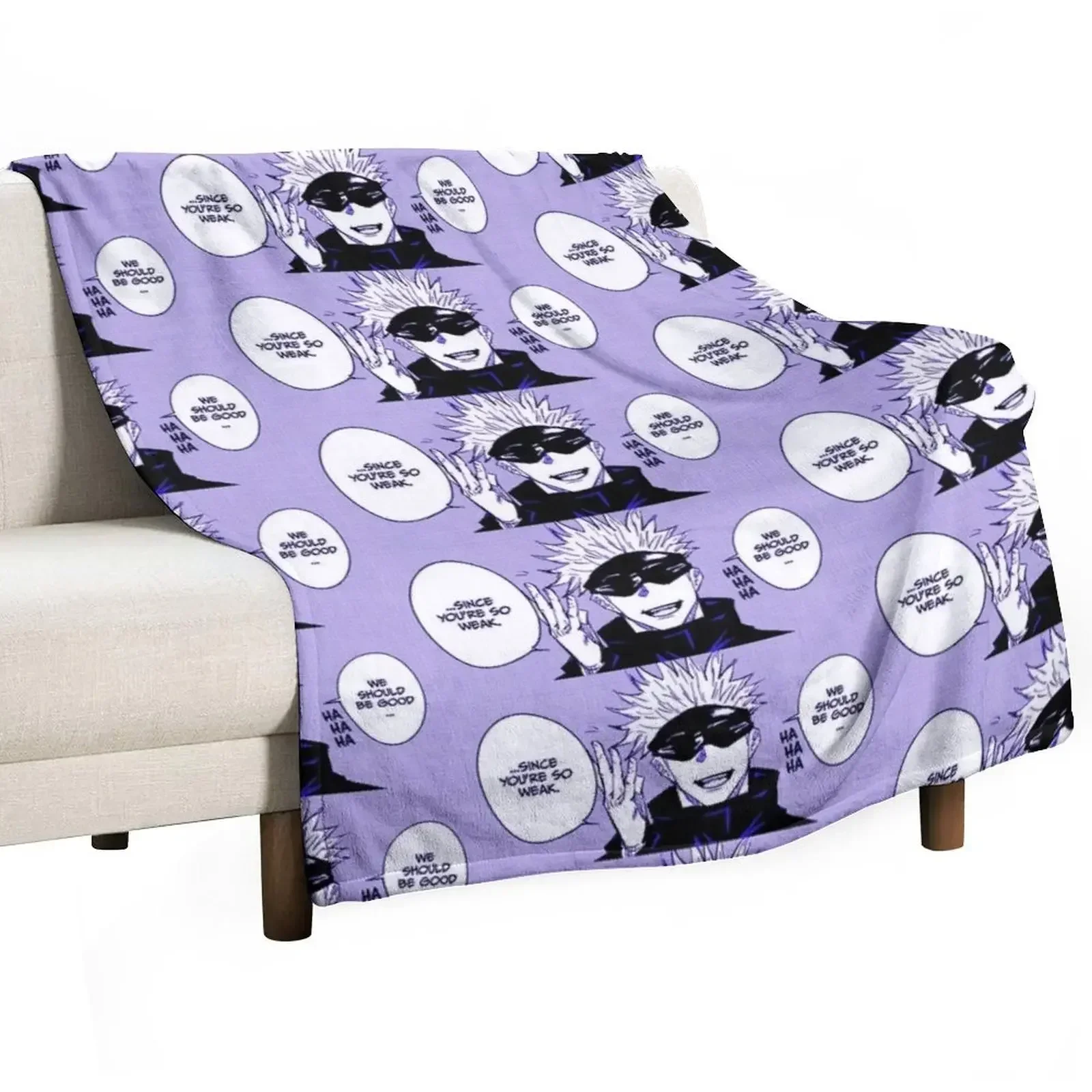 Gojo manga - Yowai mo Throw Blanket For Baby Nap Multi-Purpose Blankets