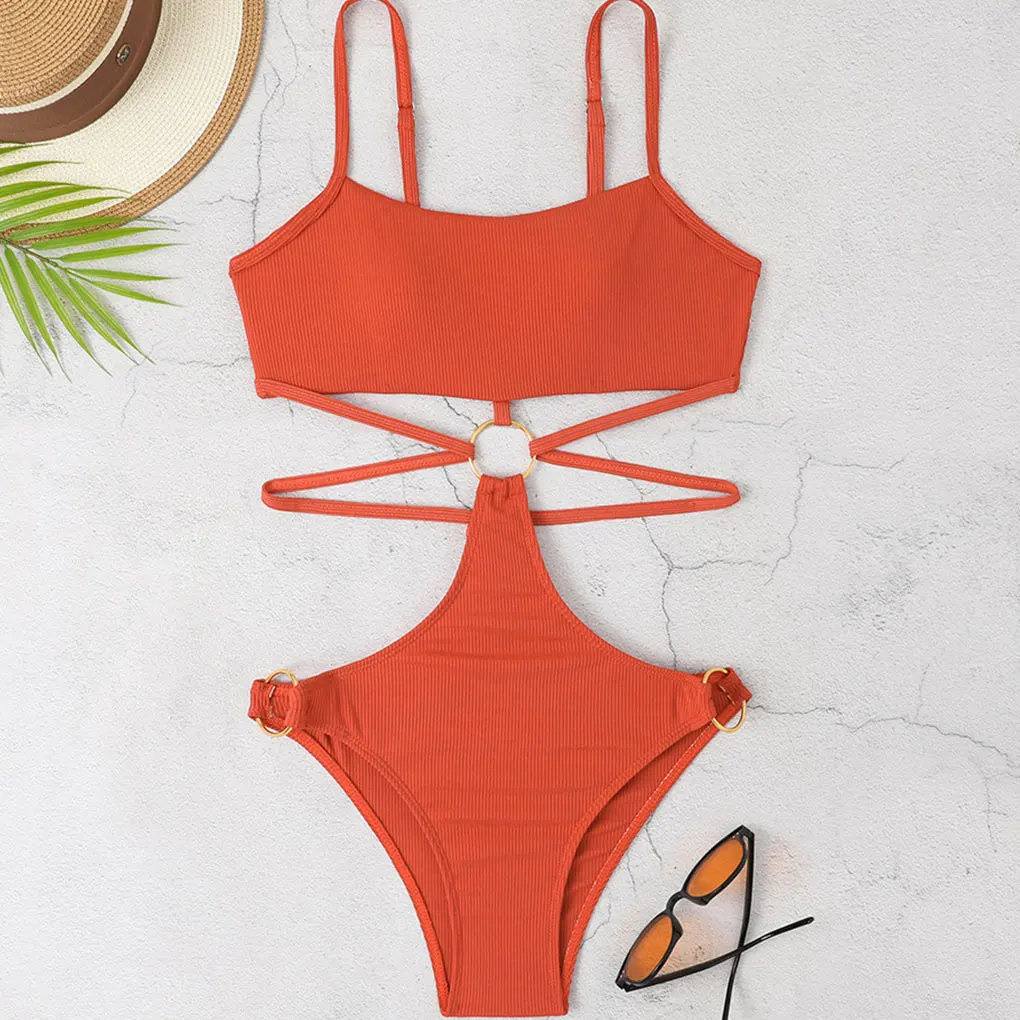 

High Waist Bodysuit Bikini Women Swimsuit Fashionable Comfortable Sexy Bathing Suit for Women Cut Out One-piece Swimsuit