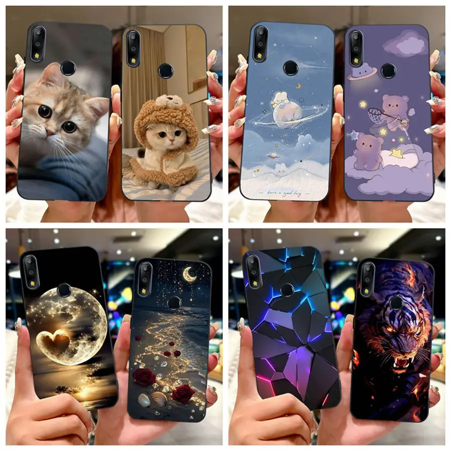 Для Asus ZenFone Max Pro M2 ZB631KL X01BDA Чехол Мягкий силиконовый чехол с милыми героями мультфильмов для ASUS Max M2 ZB633KL X01AD Сумки для телефонов Для Asus ZenFone Max Pro M2 ZB631KL X01BDA Чехол Мягкий силиконовый чехол с милыми героями мультфильмов для ASUS Max M2 ZB633KL X01AD Сумки для телефонов