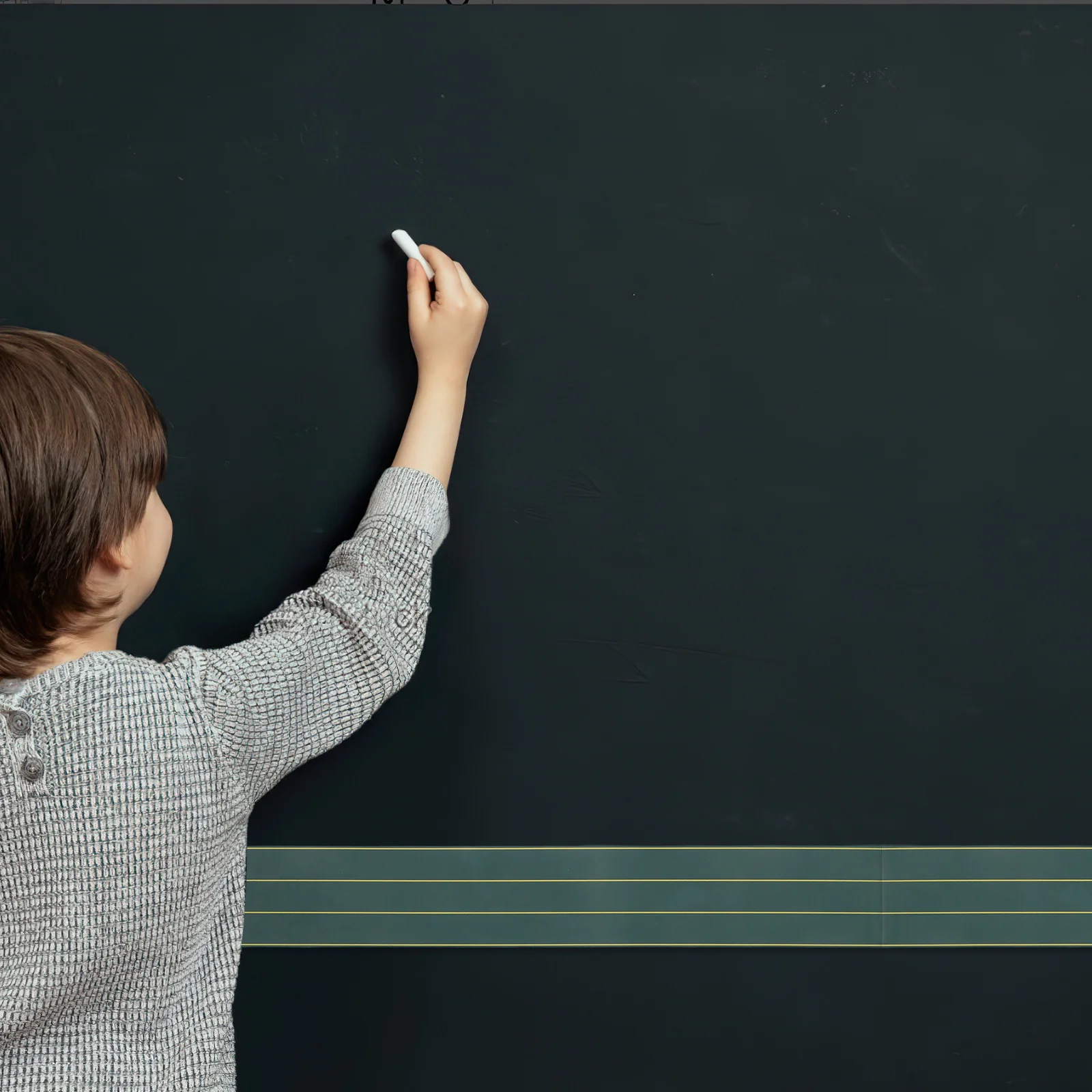 2 قطعة ملصقات لوحة تعليمية مغناطيسية 35X5 بوصة أربعة خطوط ثلاثة شبكة شرائط السبورة لممارسة الكتابة اليدوية قابلة لإعادة الاستخدام جافة #2