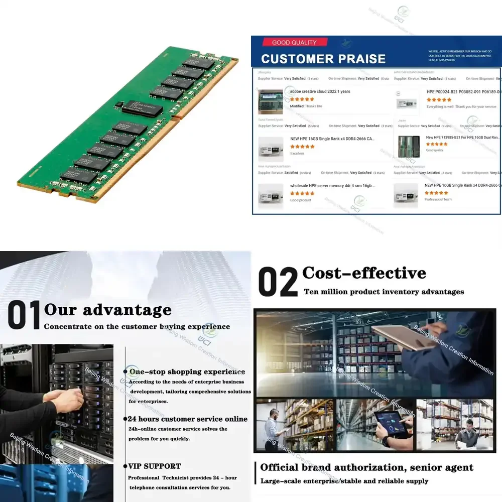 

For HPE P00924-B21 32GB 2RX4 DDR4-2933 PC4-2933Y-R ECC Registered Memory Kit CL21 Server RAM Upgrade Compatible with
