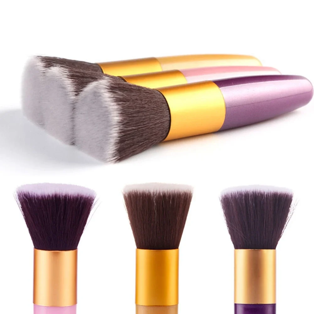 1Pcs Professional Flat Makeup Brushes Powder Liquid Foundation Blush Brush Concealer Contour Facial Make up Brushes Tool