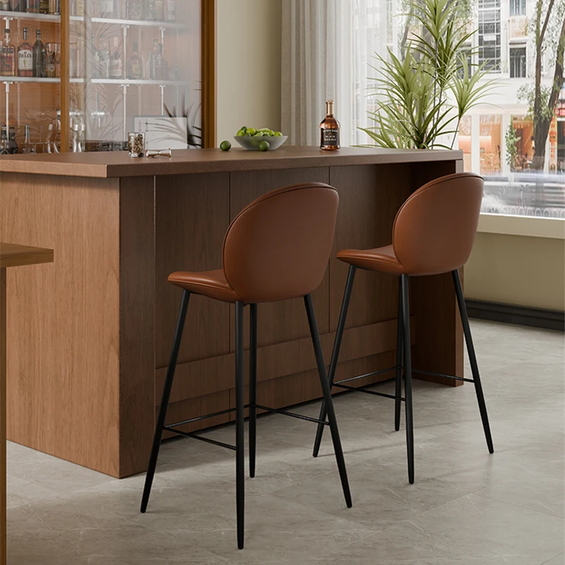 ออกแบบกลับเก้าอี้บาร์หรูหราทันสมัยสบายเคาน์เตอร์Simpleเก้าอี้บาร์คุณภาพสูงผู้ใหญ่Chaise De Barอินเทรนด์เฟอร์นิเจอร์