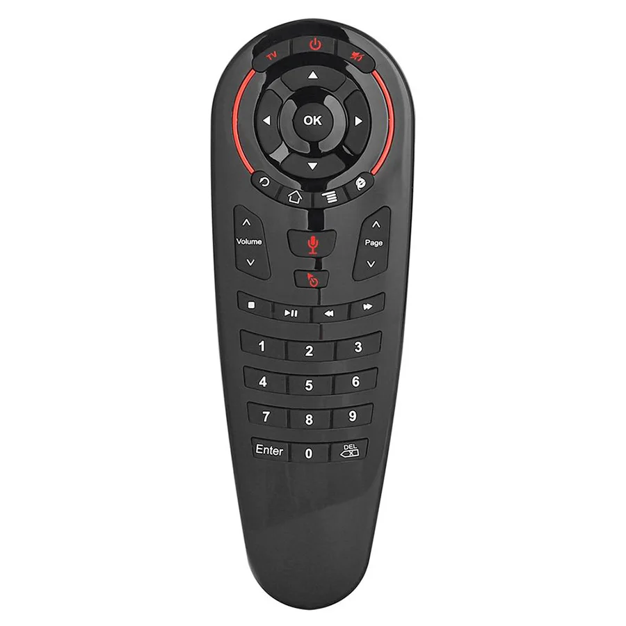 G30 Smart Voice Remote Control 2.4G Gyroscope Wireless Air Mouse 33 Keys IR Learning for T95 X96 H96 mini Android Box